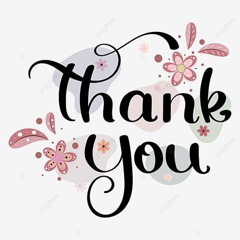 Floral Thank You, Thank You Decorations, Tulisan Thank You, Thank You Images Graphics, Thank You Clipart, Thank You Text, Thank You Lettering, Thank You Slide, Thank You Design