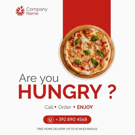 Pizza Campaign Ideas, Advertisement Banner Design, Food Posts Design, Promotional Banner Design Ideas, Pizza Promotion Ideas, Social Media Post For Food, Pizza Flyer Design Ideas, Pizza Creative Ads Ideas, Pizza Ads Design