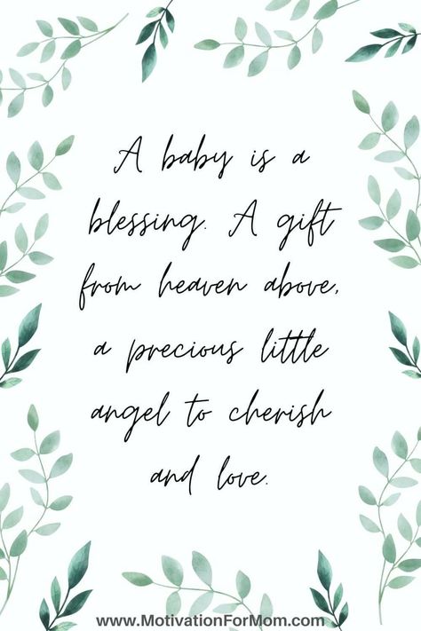 This list of 19 new baby quotes are the perfect quotes to read for expecting moms and dads! They explain perfectly the blessing that is welcoming a new baby into the world. Card For New Mom, Quotes For Newborn Baby, Blessings Quotes Family, Baby Blessing Quotes, Expecting Baby Quotes, Welcome Baby Girl Quotes, Maternity Christmas Pictures, New Baby Girl Quotes, Newborn Cards