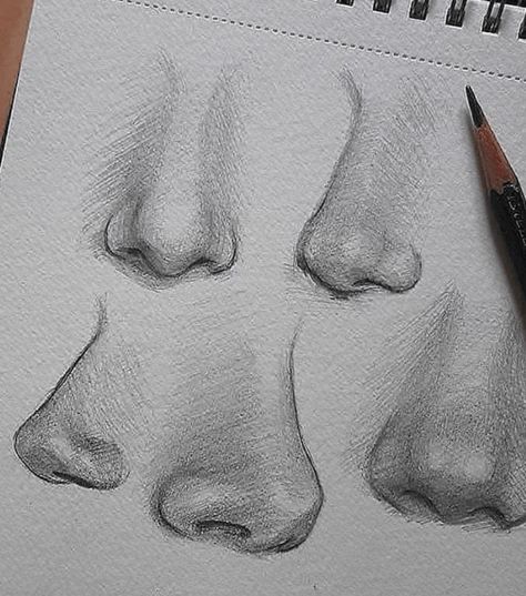 nose drawing pencil Drawing Eyes, Lakaran Fesyen, Desen Realist, Výtvarné Reference, Nose Drawing, Seni Dan Kraf, Siluete Umane, 인물 드로잉, Pencil Art Drawings