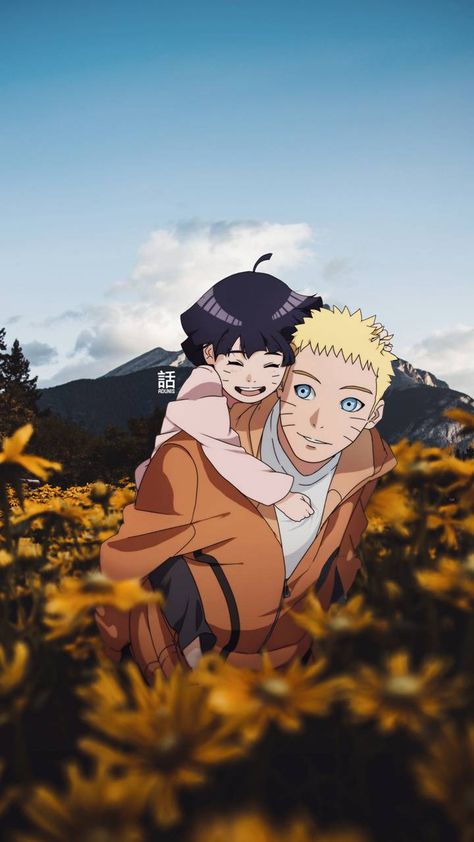 Naruto Himawari, Naruto A, A Good Father, Clothes Anime, Naruto Uzumaki Hokage, Anime Shirts, Anime Lineart, Download Wallpaper Hd, Naruto Teams