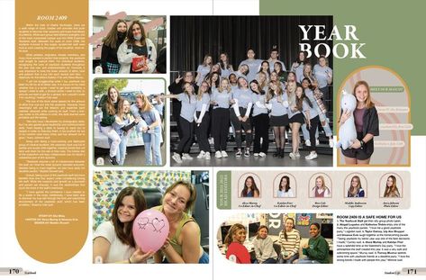 Elementary Yearbook Ideas, Student Life Yearbook, Yearbook Mods, Yearbook Design Layout, Teaching Yearbook, Yearbook Template, Yearbook Class, Yearbook Spreads, Yearbook Layouts