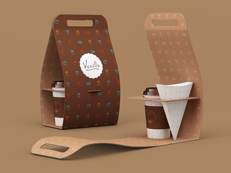 Cool Coffee Cups, Takeaway Packaging, Food Box Packaging, Cafe Shop Design, Bakery Packaging, Coffee Cup Design, Coffee To Go, Coffee Shop Design, Box Packaging Design