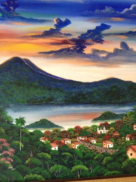 Salvadoran Paintings, El Salvador Drawing Ideas, Salvadoran Art El Salvador, El Salvador Art Paintings, El Salvador Aesthetic Art, El Salvador Drawing, El Salvador Painting, El Salvador Aesthetic Wallpaper, El Salvador Tattoo Ideas