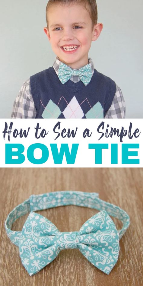 Couture, No Sew Bow Tie, Diy Bowties For Boys, Make A Bow Tie Diy, Making Bow Ties, Make A Bowtie From Fabric, Diy Bow Tie Pattern, Diy Clip On Bow Tie, Bowtie Sewing Pattern Free