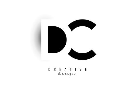 Dc Logo Design Fonts, D And C Logo, 2 Letters Logo, C C Logo Design, Dc Logo Design, Dimension Art, Geometric Typography, D C, Logo Dc