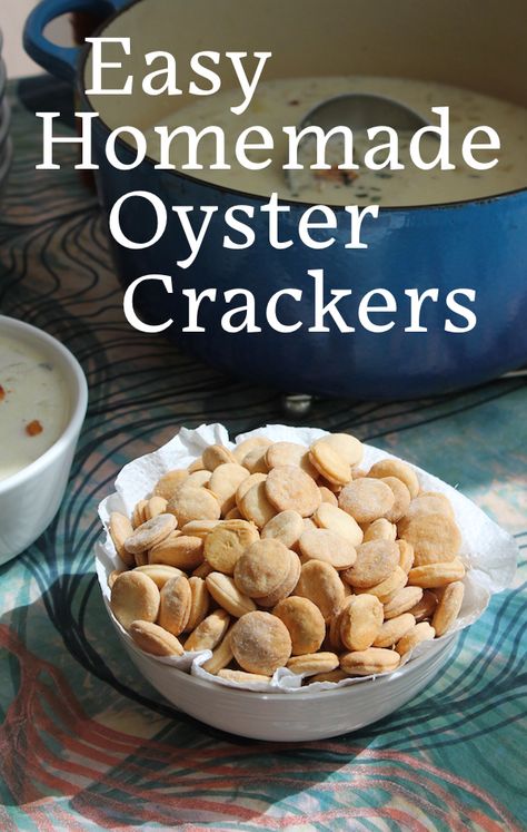 Homemade Cheddar Crackers, Oyster Crackers Recipe, Homemade Crackers Recipe, Savoury Crackers, Healthy Crackers, Frugal Recipes, Oyster Crackers, Homemade Crackers, Tea Snacks