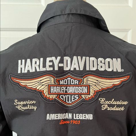 New Harley Davidson Shirt. Really Nice Stitching On Back. Size Small Spandex And Cotton. Lion Arm Tattoo, Mary Pictures, New Harley, Jesus And Mary Pictures, American Legend, New Harley Davidson, Motor Harley Davidson Cycles, Bobber Chopper, Harley Davidson Women