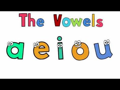 Learning vowel sounds, long and short Vowels Chart For Classroom, Vowels Chart For Kindergarten, Vowels Letters, Vowel Letters, Vowels Worksheet, Vowel Song, Vowel Chart, Teaching Vowels, Phonics Ideas