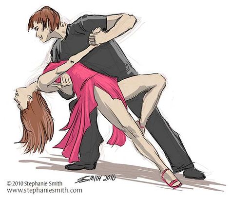 Dance Moves Drawing, Dip Drawing Reference, Couple Dancing Drawing Reference Poses, Dip Dance Reference, Tango Pose Reference, Dance Dip Drawing Reference, Dancing Dip Pose, Tango Dance Pose Reference, Dipping Someone Dance Reference