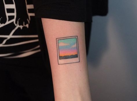 Tiny Tattoo, Tattoo Ideas, Polaroid Photo Tattoo, Polaroid Photo, Photo Tattoo, Girl Needs, Small Tattoo, Every Girl