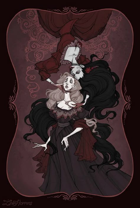 Abigail Larson, Vampire Art, Goth Art, Witch Art, Wow Art, Arte Fantasy, Instagram Art, Gothic Art, Horror Art