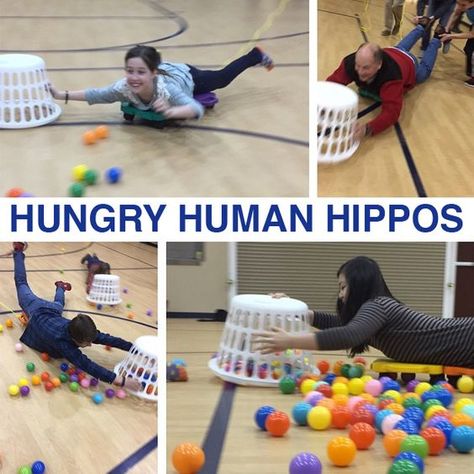 Human Hungry Hippo....these are the BEST Game Ideas for Kids & Adults! Human Hungry Hippos, Camping Games For Adults, Outdoor Games Adults, Field Day Games, Homemade Carnival Games, Large Group Games, Geek House, Summer Camp Games, Youth Group Activities