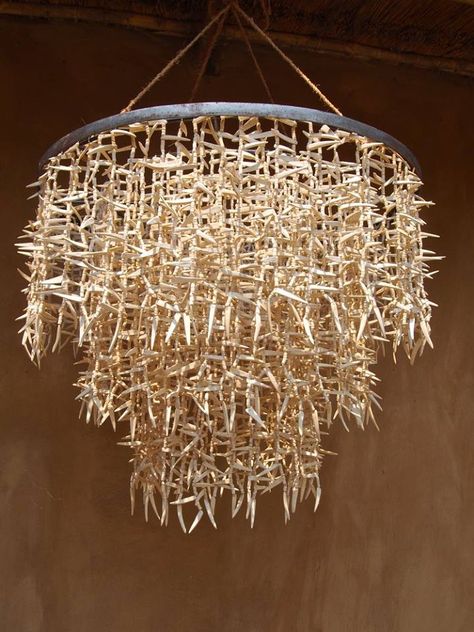 Shrines Art, Barrel Table, Chandelier Lights, Safari Decorations, Modern Crystal Chandelier, Round Chandelier, Hanging Chandelier, Lodge Style, Beaded Chandelier