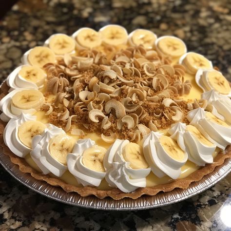 Happy Banana Cream Pie Day! 🍌🥧 Who can resist a creamy, banana-filled pie on this special day? Whether you're making it from scratch or picking up a slice from your favorite bakery, be sure to indulge in a delicious piece of banana cream pie today. #BananaCreamPieDay #YummyTreats #IndulgeInPie Banana Pie, Pie Day, Banana Cream Pie, Banana Nut, Banana Cream, Yummy Treats, From Scratch, Special Day, Pie