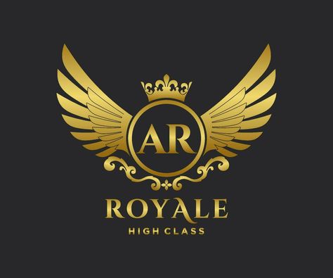 Golden Letter AR template logo Luxury gold letter with crown. Monogram alphabet . Beautiful royal initials letter. Sk Logo, Mom Dad Tattoo Designs, White Wallpaper For Iphone, Royal Logo, Design Alphabet, Entertainment Logo, Vector Art Design, Beautiful Logos Design, Pink Background Images