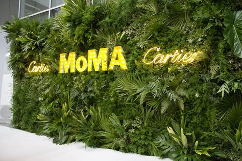 jungle step and repeat Neon Decor, Marquee Lights, Logo Wall, Party Background, Event Inspiration, Deco Floral, Office Interior, Environmental Graphics, Living Wall