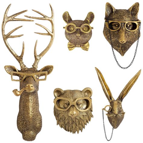 3d Animal Wall Art, Deer Head Mount, Animal Head Decor, Deer Heads Mount, Animal Wall Mount, Faux Deer Head, Faux Animal Head, Speakeasy Decor, Office Upgrade