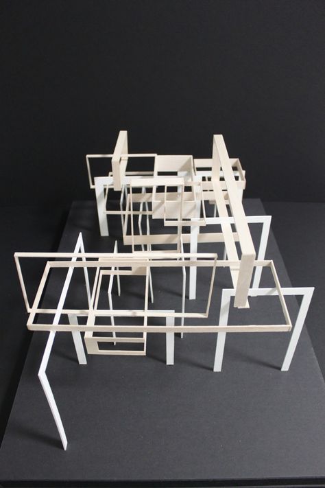 Jonathan Yip - Architectural Studies: Abstract Model Abstract Model Architecture Concept, Abstract Model, Cubes Architecture, Architecture Abstract, Conceptual Model Architecture, Deconstructivism, Model Architecture, Concept Models Architecture, Arch Model