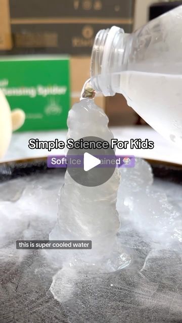 KiwiCo on Instagram: "How does soft ice work? 🧊 Check out the science behind this super-cooled experiment 🤔" Ice Melting Experiment For Kids, Winter Experiments Preschool, Instant Hot Ice Experiment, Toddler Experiments At Home, Dry Ice Experiments Kids, Christmas Experiments For Kids, Ice Activities For Toddlers, Hot Ice Experiment, Ice Experiments For Kids