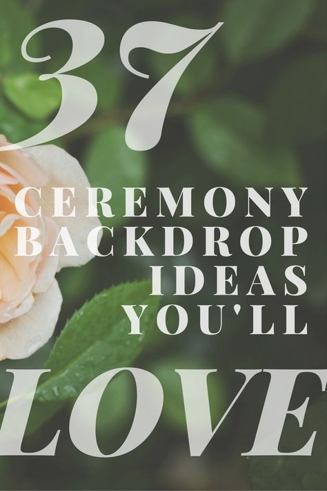 37 Gorgeous Ideas For Ceremony Backdrops via @weddingfor1000 Natural Backdrop Ideas, Wedding Altars Indoor, Backdrop For Wedding Ceremony, Wedding Altar Backdrop, Alter Arrangements Wedding, Simple Wedding Backdrop Indoor, Simple Ceremony Backdrop, Simple Wedding Altar Ideas, Wedding Altar Ideas Indoor