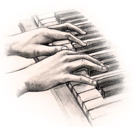 Piano and hands Drawing Piano, Manga Inspiration, Alice In Wonderland Drawings, Piano Art, Music Quote, Music Drawings, Desen Anime, Music Artwork, Pinturas Disney