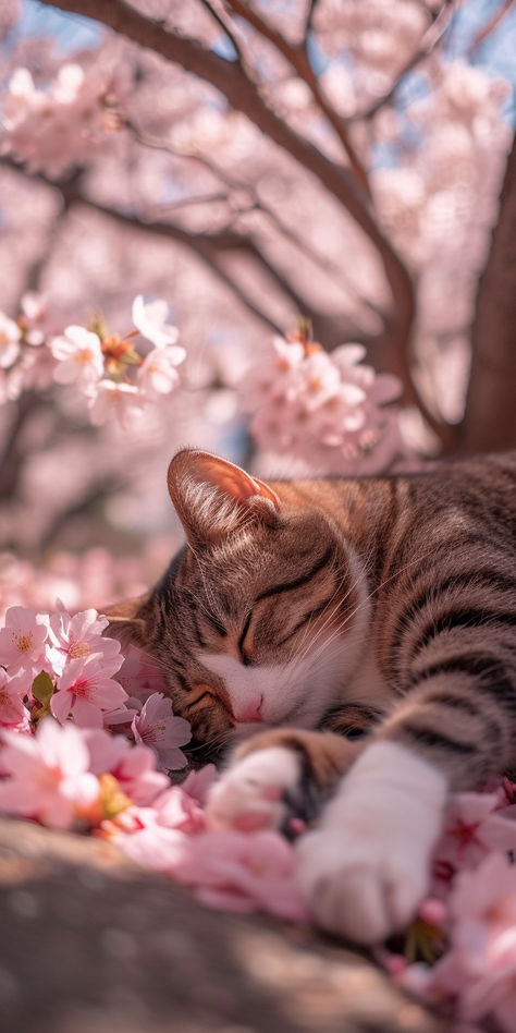 100+ Breathtaking Spring Phone Wallpapers to Brighten your screen - Days Inspired Wallpaper Edgy, Wallpaper Gatos, Cat Phone Wallpaper, Wallpaper Homescreen, Background Retro, Illustration Wallpaper, Wild Animals Pictures, Image Chat, Cute Little Kittens