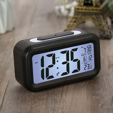 Digital Table Clock, Digital Table, Table Alarm Clock, Led Alarm Clock, Clock Display, Digital Clock, Digital Clocks, Table Clock, Affordable Home Decor