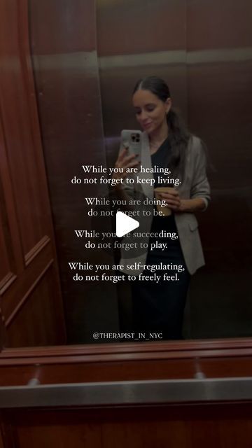 Aliza Shapiro, LCSW on Instagram: "Follow @therapist_in_nyc for more inspiration…this is your reminder to find balance in every aspect of life. Healing, success, and personal growth are important, but so is the joy of simply being present, loving who we already are, and having pride for how far we’ve come. Be as focused on progress, as you are on spontaneity, playfulness, and the full range of emotions. 

Life is meant to be lived fully, which means feeling the glory of stillness and freedom woven into all moments between. 

#therapistinnyc #quotes #favoritequotes #selfworth #selfreflection #therapistsofinstagram #therapyworks #therapistsofig #therapy #therapistthoughts #therapist #wellnessthatworks #mentalhealthawareness #mentalhealthmatters #settingboundaries #emotionalwellbeing #emotion Healing Reminders, On Progress, Being Present, Find Balance, Emotional Wellbeing, Setting Boundaries, Finding Balance, The Glory, Mental Health Matters