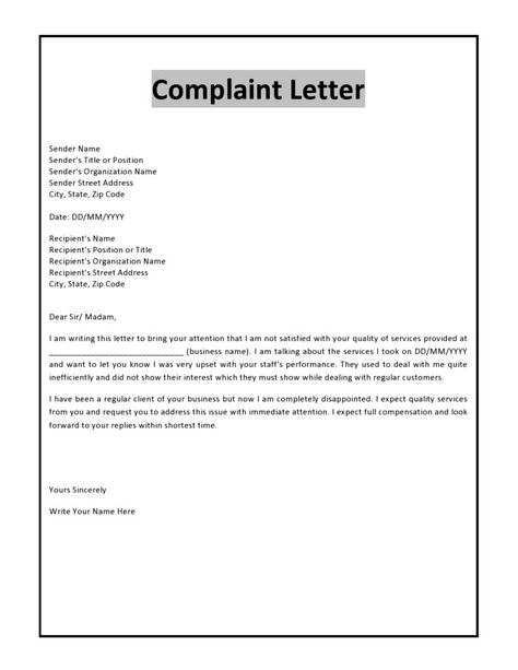 Download complaint letter template 16 Complaint Letter Sample, Formal Complaint Letter, Letter Writing Format, Complaint Letter, Formal Letter Writing, Letter Writing Examples, Letter Format Sample, Writing Examples, Letter Template Word