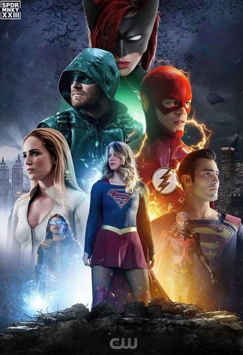 Free Poster Printables, Dc Comics Series, Superhero Shows, Supergirl Superman, Melissa Supergirl, The Flash Grant Gustin, Dc Tv Shows, Super Girls, Dc Comics Wallpaper