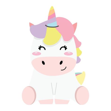 linda unicornio contento personaje diseño dibujos animados Hello Kitty, Baby Shower, Kitty