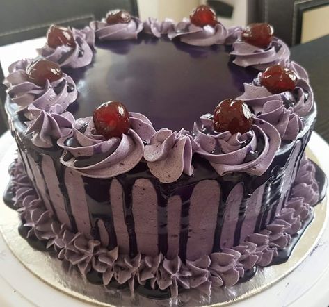 Purple yam (ube) cake Cakes Purple, Ube Cake, Purple Yam, Homemade Cakes, Cake, Purple, Quick Saves