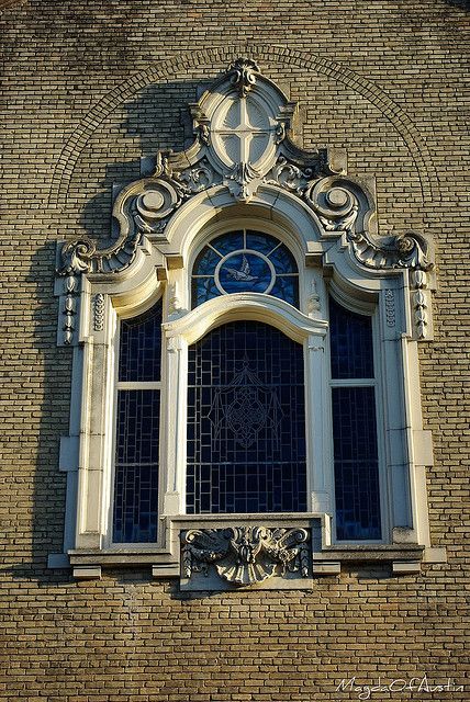 ornate window by Magda of Austin, via Flickr Ornate Window, Architecture Classic, Church Window, Ear Infections, Beautiful Windows, Window Styles, Window View, Architecture Old, Unique Doors