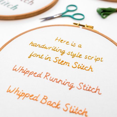 Beginner’s Guide to Hand Embroidered Letters – Clever Poppy