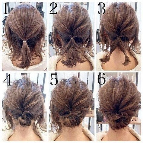 Vlasové Trendy, Easy Hair Updos, Up Dos For Medium Hair, Medium Short Hair, Summer Hairstyles For Medium Hair, Peinados Fáciles Para Cabello Corto, Bridesmaid Hairstyles, Short Hair Updo, 짧은 머리