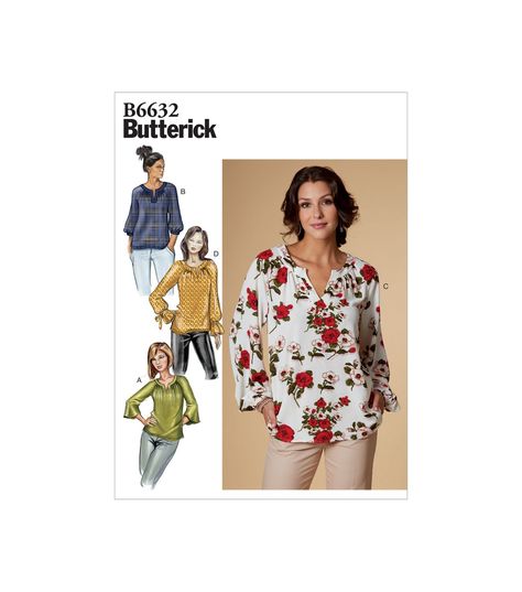 Womens Patterns, Raglan Sleeve Top, Top Sewing, Butterick Pattern, Butterick Sewing Pattern, Paper Sewing Patterns, Top Sewing Pattern, Womens Sewing Patterns, Loose Fitting Tops