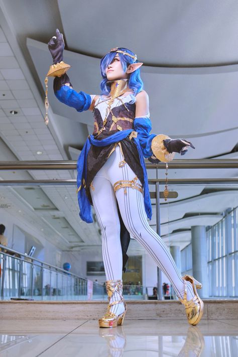 #genshinimpact #cosplay #cosplayer Layla Cosplay, Genshin Cosplay, Cosplay Genshin, Video Game Cosplay, Cosplay Characters, Shining Star, Cosplay Anime, Genshin Impact, Cosplay Costumes