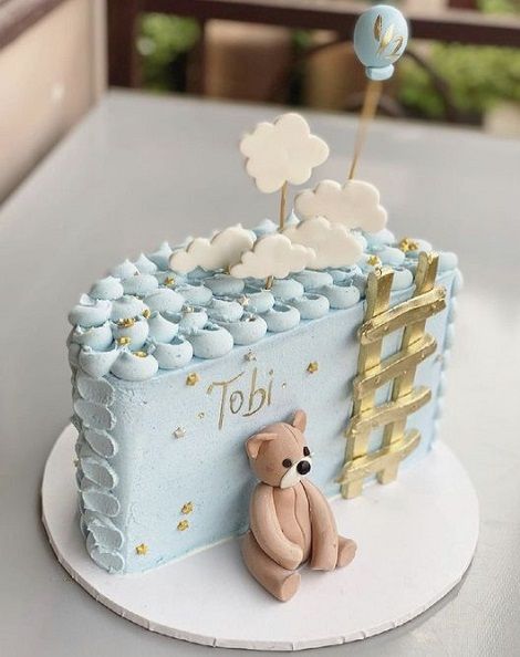 half birthday cake 6 Month Birthday Cake, 6 Month Birthday, Happy Half Birthday, Birthday Cake Designs, Half Birthday Baby, Half Birthday Cakes, Cake Designs For Boy, 12th Birthday Cake, Baby Boy Birthday Cake