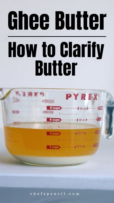 Clarify Butter, Local Burger, Ghee Recipe, Microwave Dishes, Ghee Butter, Baking Hacks, Canada Food, Culinary Techniques, Clarified Butter