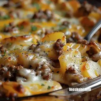 Hamburger and Potato Casserole Easy Hamburger And Potato Casserole, Burger And Potato Casserole, Hamburger Potato Cheese Casserole, Hamburger And Potatoes Casserole, Hamburger Potato Casserole Recipes, Potato And Hamburger Casserole, Hamburger And Potato Recipes, Potato Hamburger Casserole, Hamburger And Potato Casserole