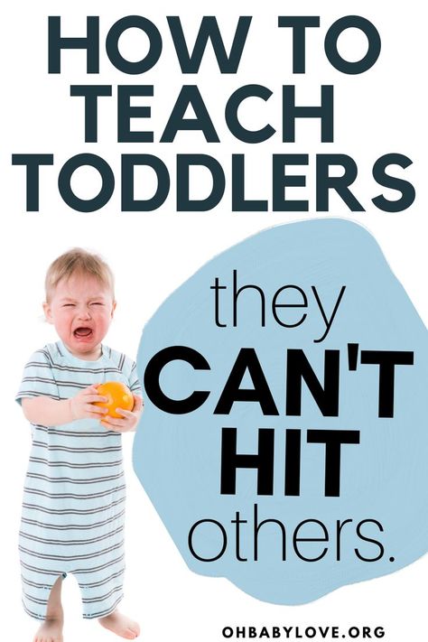 Toddler Hitting, Change Behavior, Hitting Toddler, Instead Of Running, Toddler Hacks, Toddler Behavior, Toddler Discipline, Baby Learning Activities, Teaching Toddlers