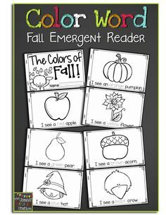 Fall Books, Fall Lessons, Fall Kindergarten, Preschool Colors, Creation Station, Colors Of Fall, Fall Preschool, Preschool Literacy, Kindergarten Resources