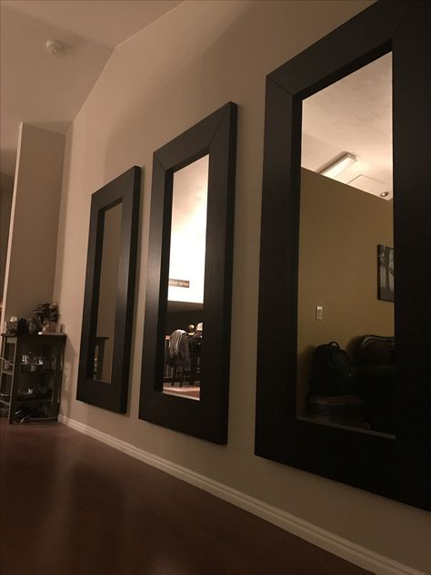 IKEA Mongstad mirror. Ikea Mongstad Mirror, Mongstad Mirror, Dining Rooms Ideas, Living Room Ikea, Mirror Ikea, Ikea Mirror Hack, Mirror Hack, Less Than, Ikea Mirror