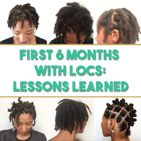 First 6 Months With Locs: What I Learned | The Digital Loctician Locs Maintenance, Loc Tips, Healthy Locs, Dreadlocks Hair Care, Loc Care, Loc Maintenance, Thick Locs, Locs Natural Hair, Locs Natural