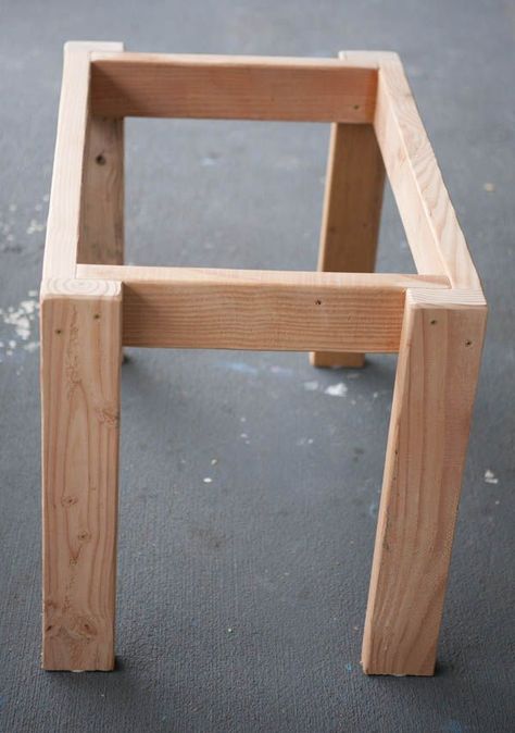 Diy Table Legs Wood, Simple Diy Table, Table Legs Wood, Diy Table Legs, Diy Coffee Table, Wood Furniture Diy, Woodworking Bench, Into The Woods, Diy Furniture Table