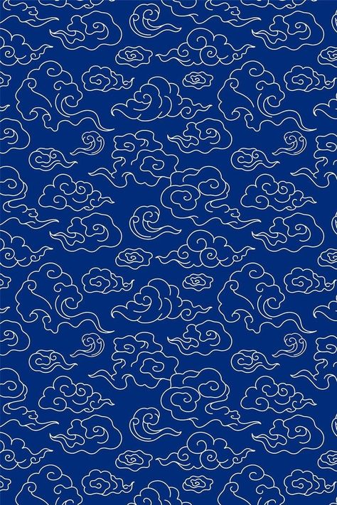 Patterns Illustration Design, Japanese Background Art, Japan Cloud Pattern, Chinese Cloud Illustration, Chinese Background Wallpapers, Japanese Clouds Illustration, Japanese Textiles Patterns, Cloud Pattern Wallpaper, Japanese Cloud Pattern