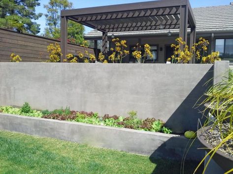 Top 60 Best Retaining Wall Ideas - Landscaping Designs Inexpensive Retaining Wall Ideas, Retaining Wall Ideas, Concrete Retaining Wall, Garden Wall Designs, Outdoor Lighting Design, Concrete Retaining Walls, Landscape Lighting Design, Building A Pergola, Creative Landscape