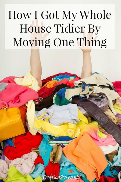 With this simple parenting hack we managed to get a much more tidy house just by moving one thing! #hacks Tidy House, Clutter Control, Decluttering Tips, Declutter Your Life, Clutter Free Home, Clearing Clutter, Organize Declutter, Moving Tips, Declutter Your Home