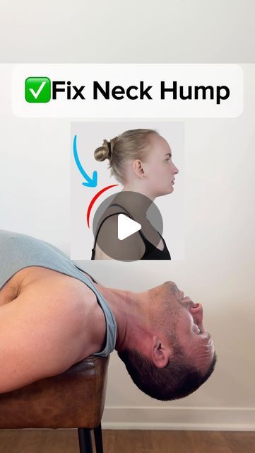 Michael Boshnack on Instagram: "Struggling with neck pain or a neck hump? 

This simple neck hump exercise will help you strengthen your neck, improve mobility, and reduce that pesky hump! 💪 All you need is a bed or sofa.

How to do it: Lie on your back with your head hanging off the edge. Tuck your chin in and bring your head back to neutral, then repeat. This exercise works wonders for neck mobility, strength, and posture alignment!

Want more exercises to fix your neck hump? This is just one of many exercises that can help! Comment ‘NECK HUMP’ below, and I’ll send you my comprehensive 20-week program!

🎯 Comment ‘BIG DEAL’ to unlock all my pain and posture programs and save over $100 on an annual membership, which includes a personalized posture analysis!

#dowagershump #neckpump #nec Back Hump How To Get Rid Of, Hump Exercise, Neck Mobility, Back Hump, Posture Alignment, Dowager's Hump, Neck Hump, Turkey Neck, Improve Mobility